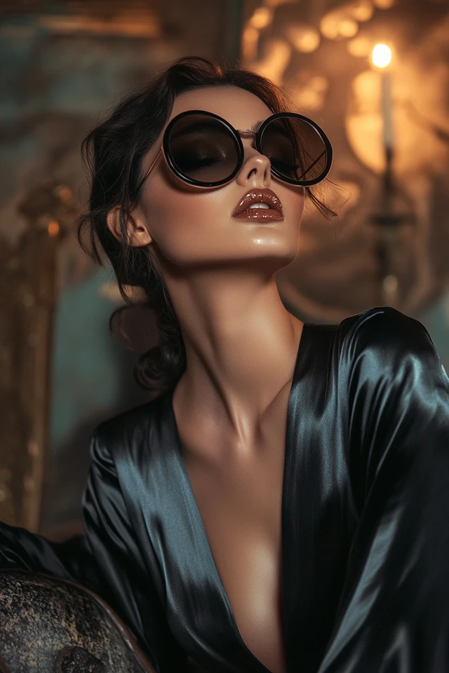 Satin Gowns for Romantic Winter Evenings