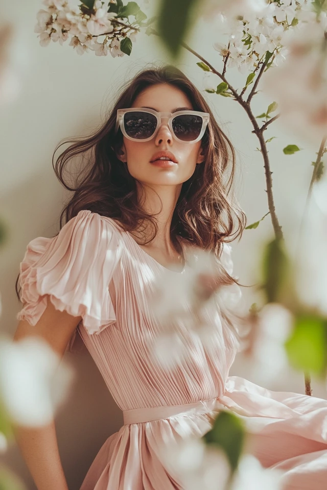 Soft Pink Dresses for Spring Brunches
