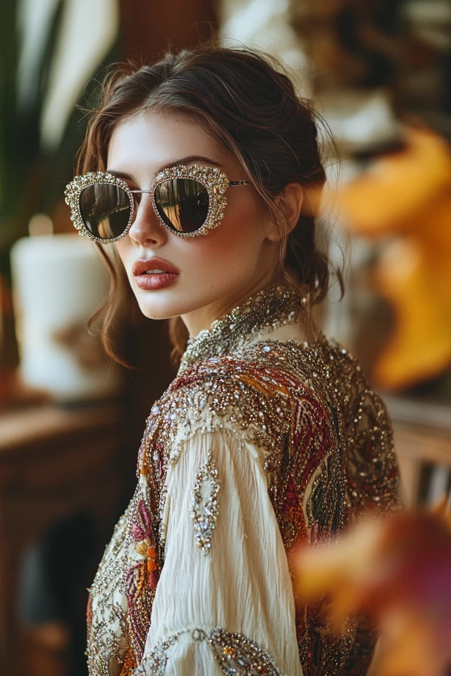 Embellished Blouses for Thanksgiving Celebrations