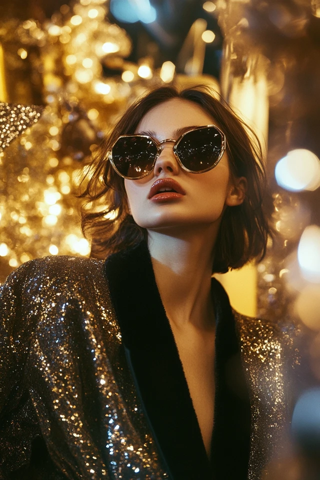 Mixing Metallics and Velvet for Festive Holiday Jackets