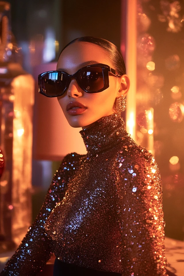 Glittery Tops for Winter Holiday Glam