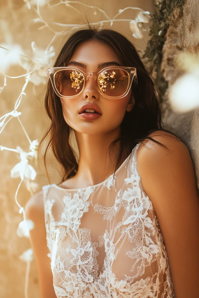 Sheer Lace Dresses for Summer Party Looks