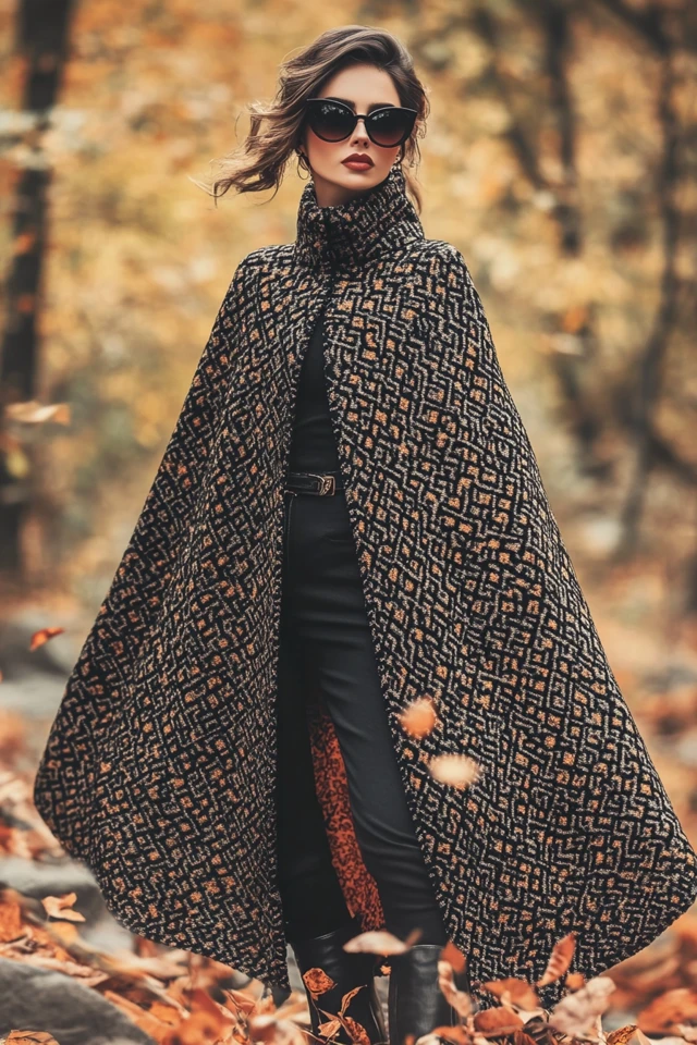 Statement Capes for Bold Fall Outfits