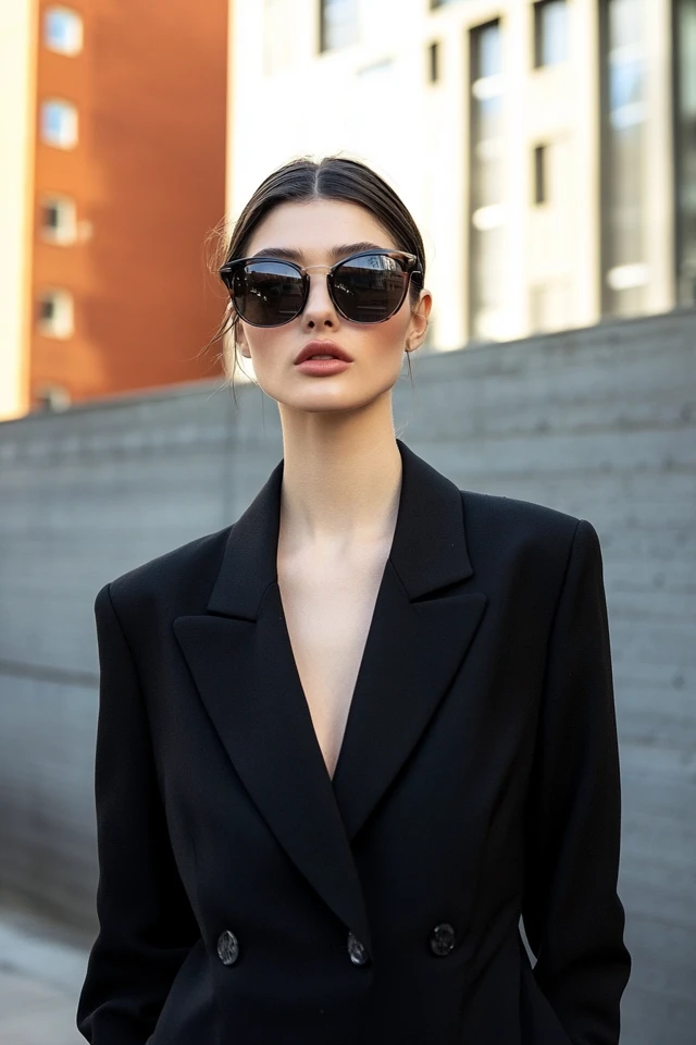 Cropped Oversized Blazers for Edgy Tailoring