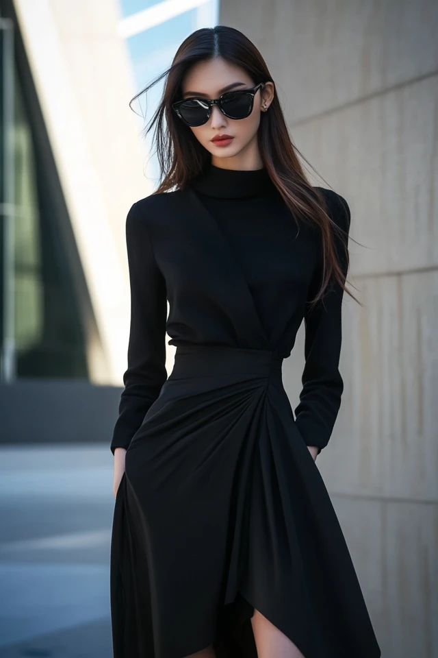 Asymmetrical Wrap Skirts for Contemporary Looks