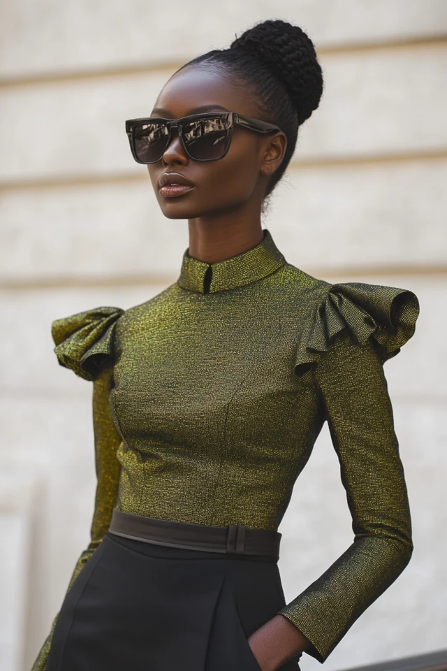 Fitted Peplum Blouses for Sculpted Waists