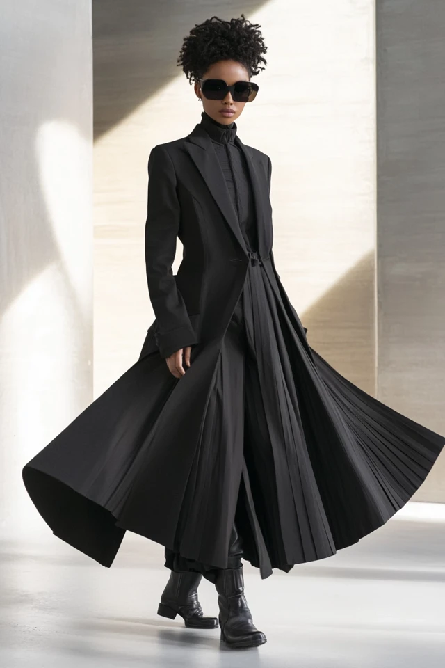Sculptural Coat Dresses for Unique Outerwear