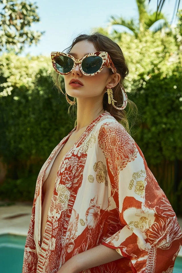 Stylish Kaftans for Summer Poolside Gatherings: Relaxed Elegance for Sunny Days