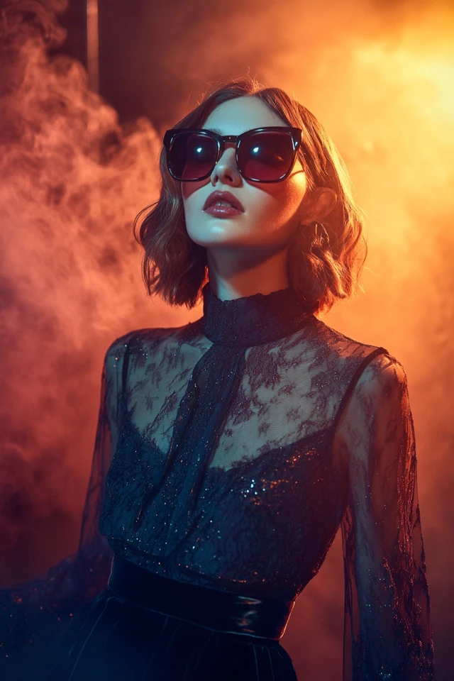 Mixing Sheer Mesh and Velvet for Dramatic Party Dresses: The Perfect Blend of Elegance and Edge