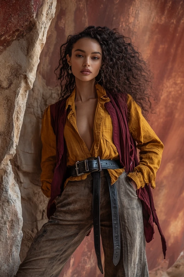 How to Wear Double-Buckle Belts with Different Outfits