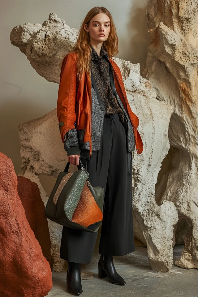How to Accessorize with Mixed-Texture Bags