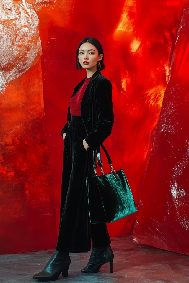 Styling Luxe Velvet Bags for Sophisticated Looks
