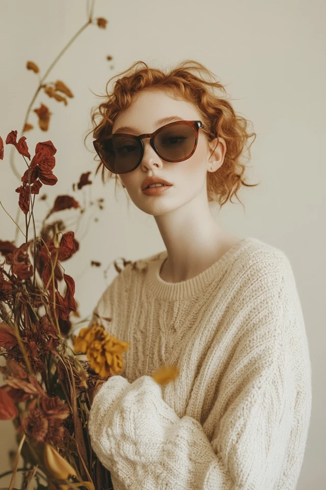 Pairing Cream and Warm Rust for Everyday Sweaters