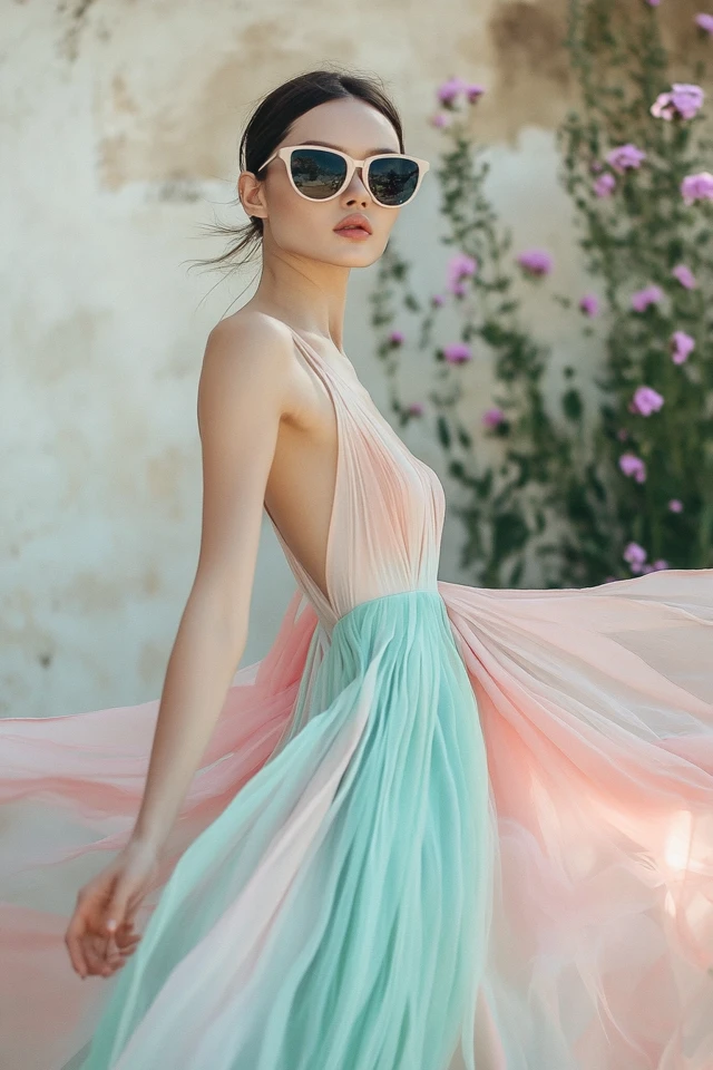 Soft Mint and Blush in Romantic Dresses for Any Season