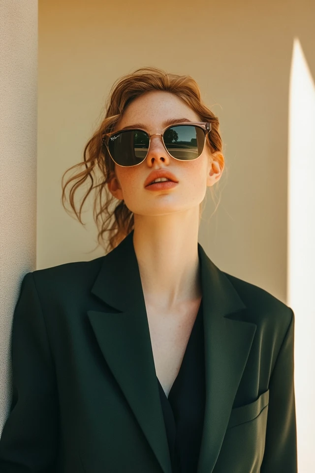Mixing Sage Green and Deep Navy for Polished Workwear