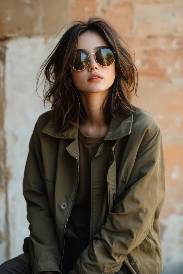 Earthy Olive and Cool Ivory: Styling Transitional Jackets for Effortless Elegance
