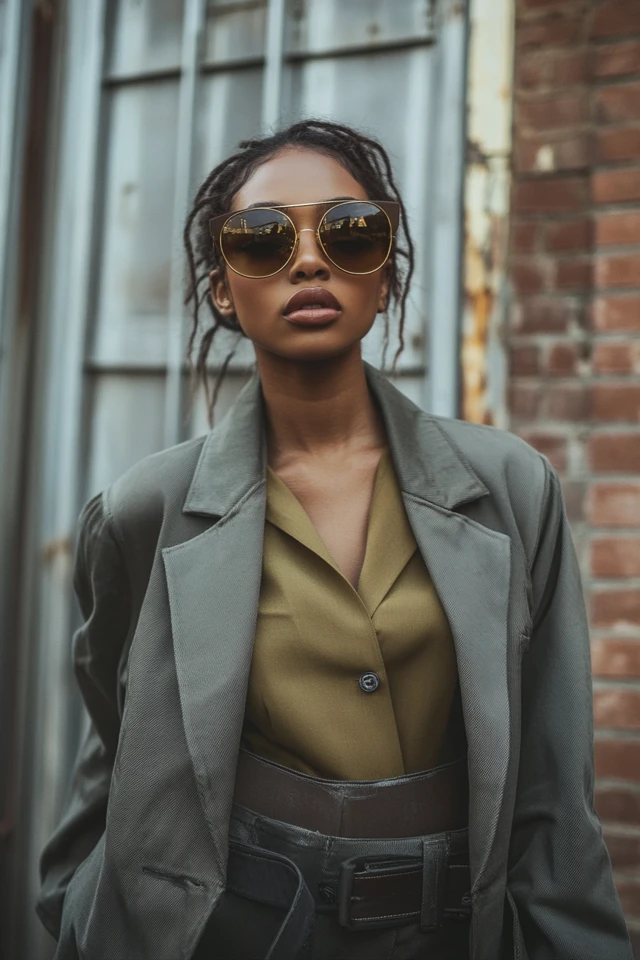 Pairing Chocolate and Sage Green in Warm Fall Jackets: A Cozy and Sophisticated Duo