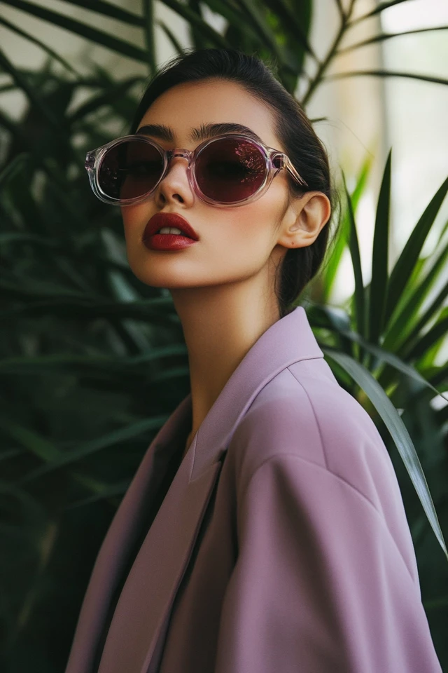 Dusty Lavender and Plum Layers for Statement Jackets: A Bold Yet Elegant Pairing