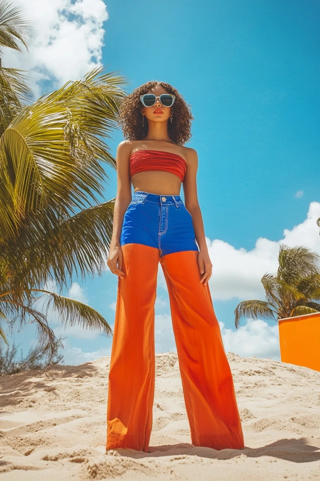 Cobalt Blue and Coral Color Palettes for Vacation Looks: Vibrant, Fun, and Totally Chic