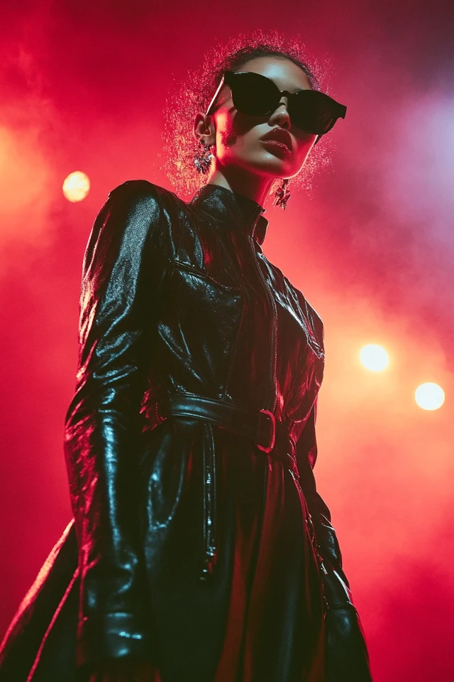Stylish Leather Dresses for New Year Rock Concerts: Edge Meets Elegance