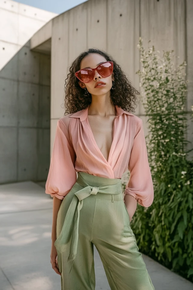 The Ultimate Guide to Blush and Dusty Green Pairings: A Perfect Balance of Softness and Sophistication - photo 4