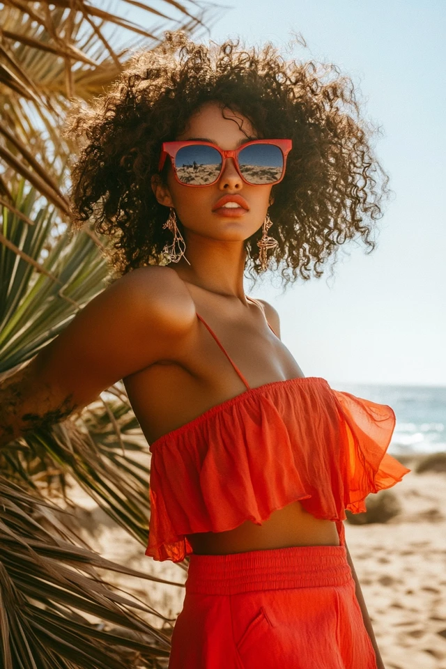 Cobalt Blue and Coral Color Palettes for Vacation Looks: Vibrant, Fun, and Totally Chic - photo 5