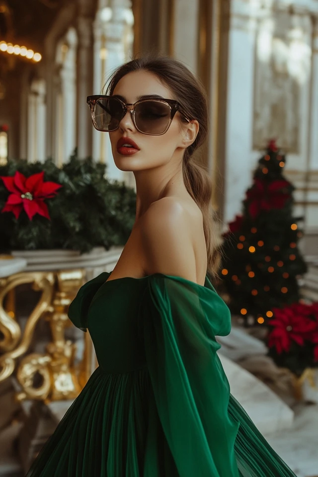 Regal Emerald Green Dresses for Christmas Galas: A Timeless Choice for Festive Elegance - photo 5