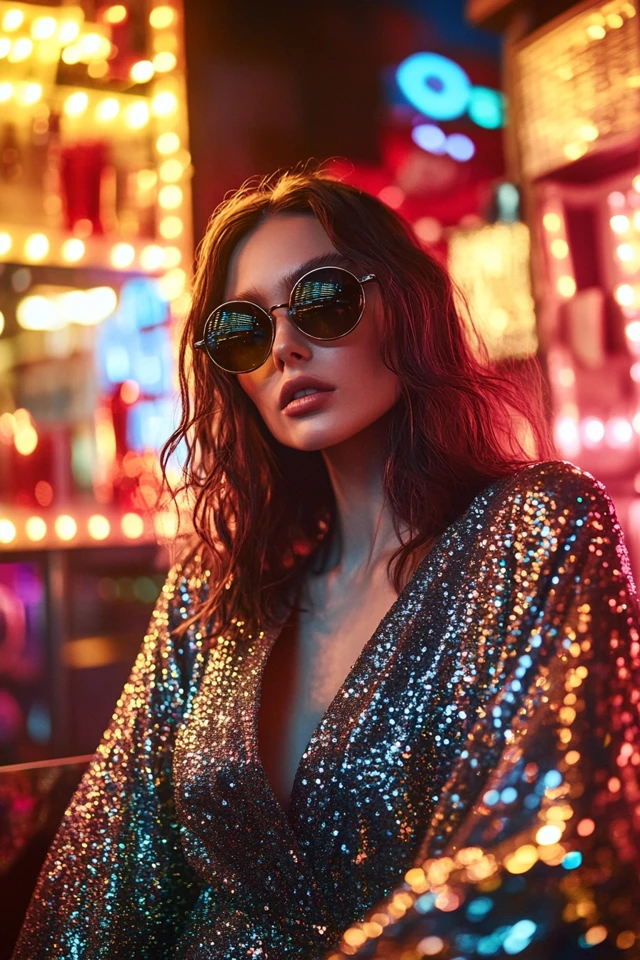 Stunning Sequin Wrap Dresses for NYE Celebrations: Dazzling Style to Ring in the New Year - photo 5