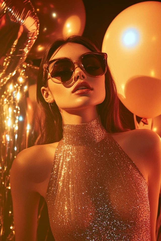 Glamorous Glitter Dresses for Birthday Galas: Shine Bright on Your Special Day - photo 5