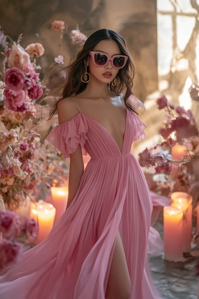 Romantic Pink Dresses for Proposal Dinners: Elegance for Your Special Moment - photo 5