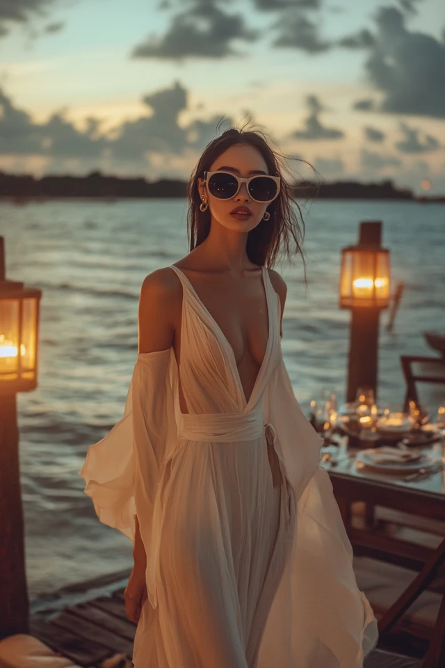 Chic Maxi Dresses for Waterfront Dinner Parties: Sophistication Meets Seaside Elegance - photo 5
