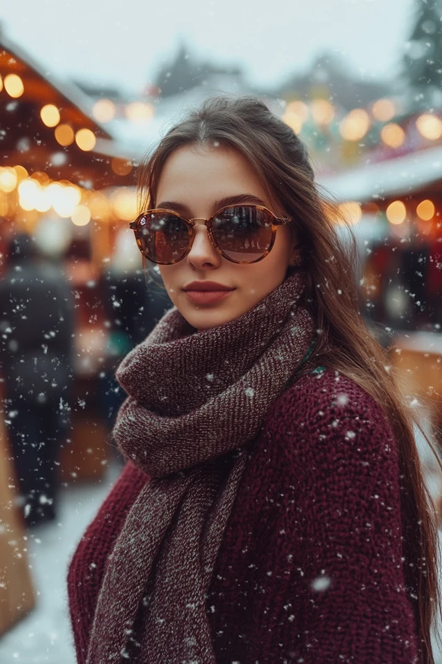 Warm Scarf Dresses for Winter Festivals: Cozy Elegance Meets Practical Style - photo 5
