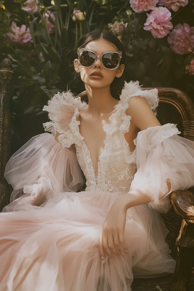 Pairing Tulle and Lace for Fairytale Dresses: Achieving Whimsy and Elegance - photo 5