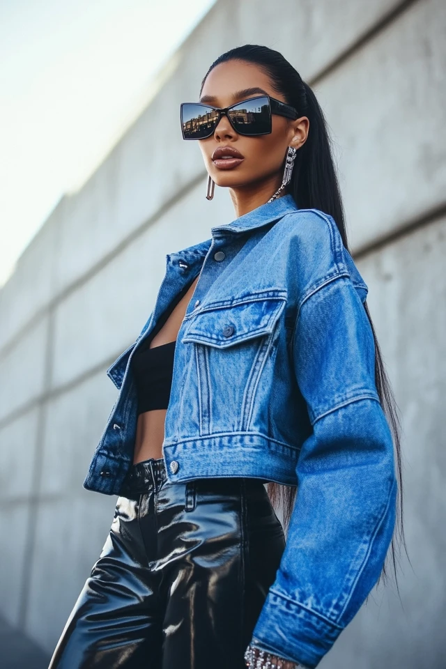Combining Denim and Leather for Casual Streetwear: Effortless Edge Meets Everyday Cool - photo 5