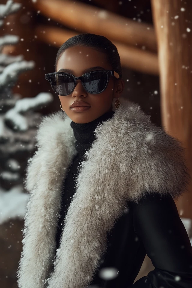 Trendy Ski Lodge Styles with Faux Fur Layers: Cozy, Chic, and Snow-Ready - photo 5