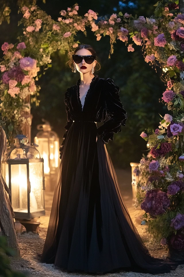 Mixing Velvet and Chiffon for Ethereal Formal Looks - photo 5