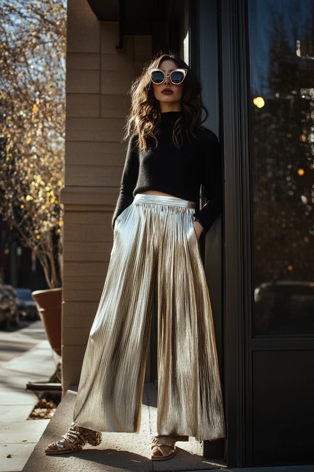 Combining Satin and Knits for Contrasting Textures: A Perfect Blend of Elegance and Comfort - photo 5