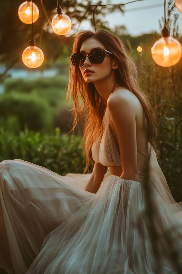 Combining Silk and Tulle for Dreamy Evening Gowns: Ethereal Elegance with a Luxurious Touch - photo 5