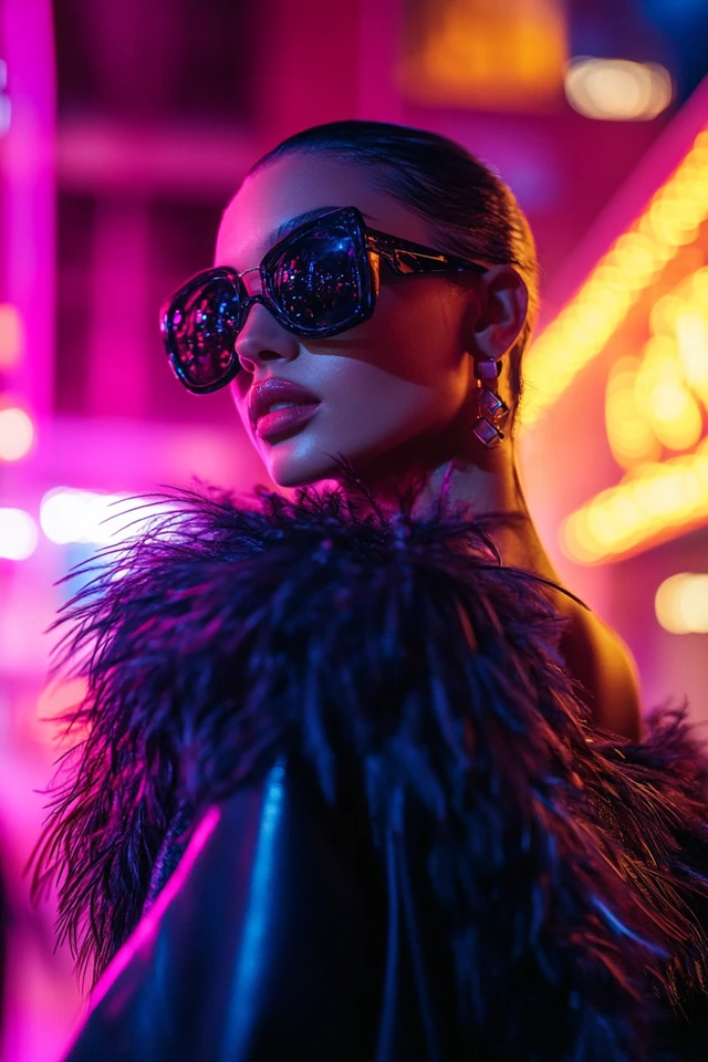 Leather and Feathers in Bold Party Coats: A Statement Piece for Every Celebration - photo 5