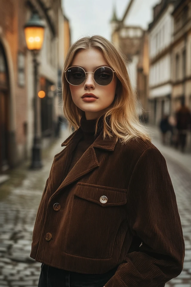 Mixing Corduroy and Wool in Structured Jackets - photo 5