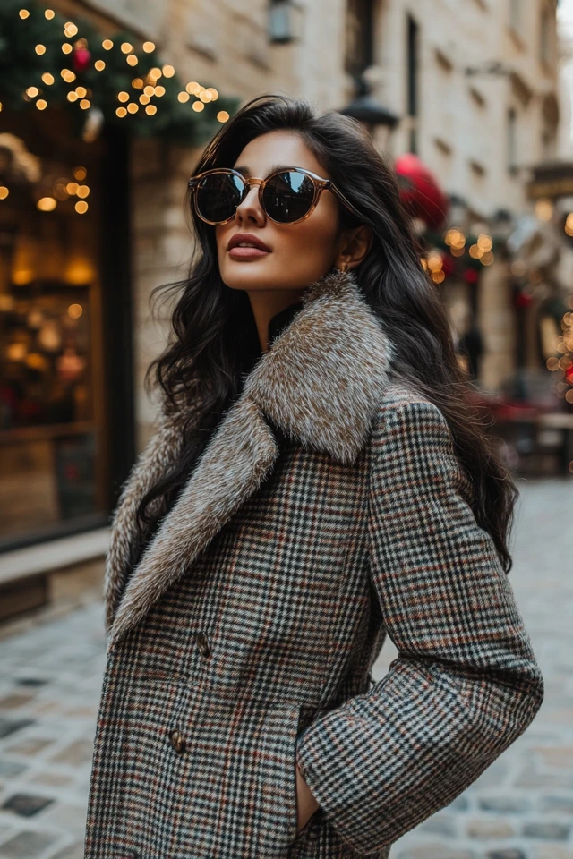Faux Fur and Tweed for Classic Winter Coats - photo 5