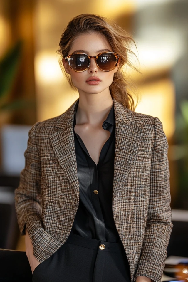 Tweed and Silk for Polished Work Blouses - photo 5