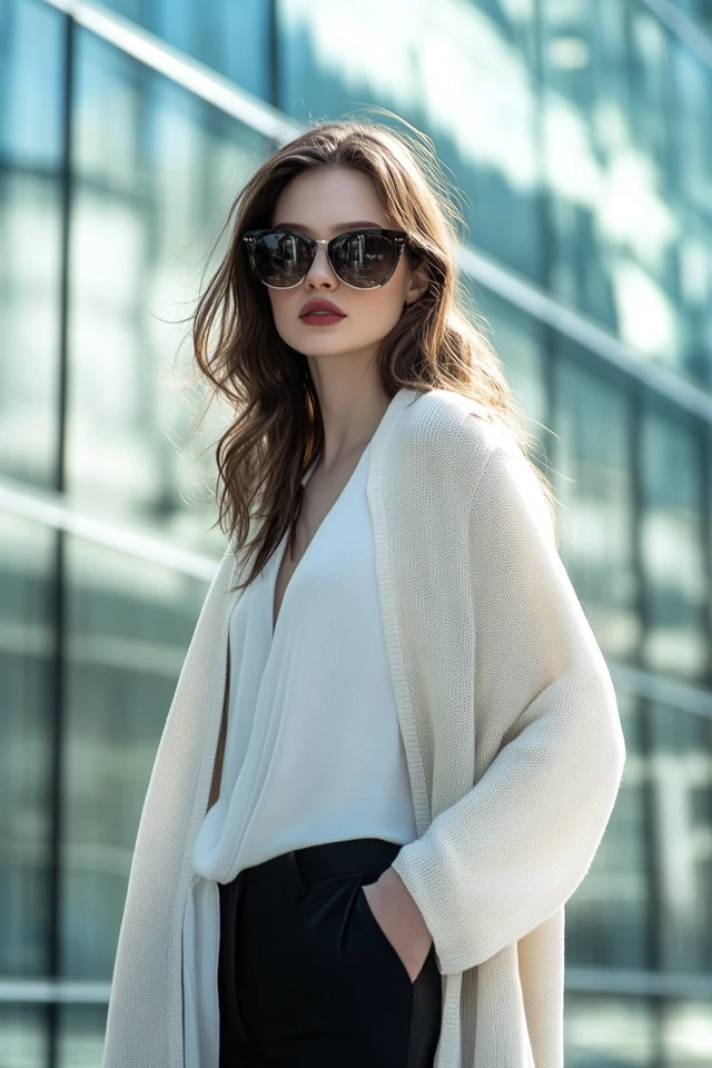 Asymmetrical Cardigans for Modern Spring Looks - photo 5
