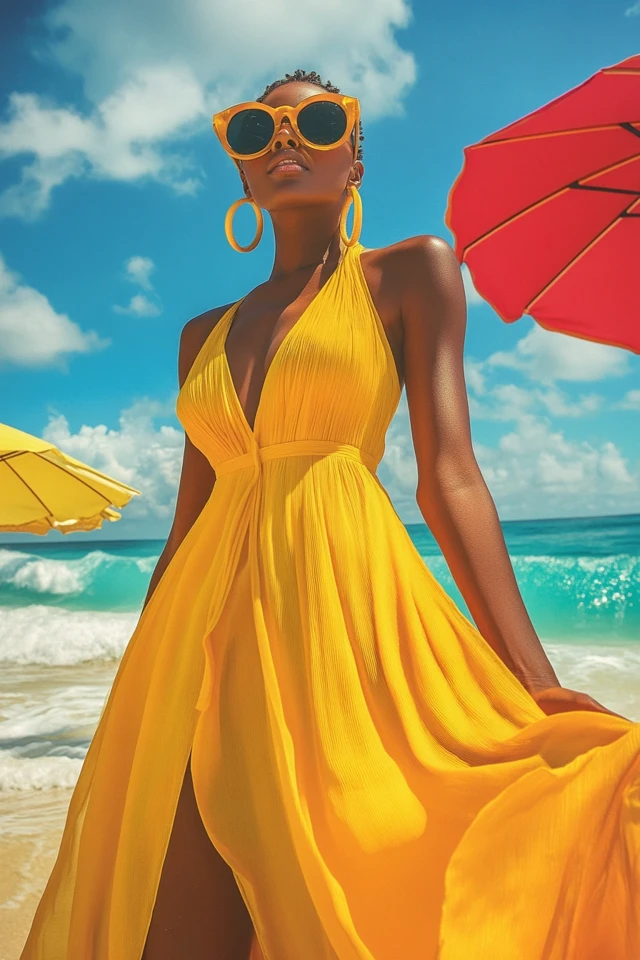 Bright Yellow Dresses for Summer Beach Days - photo 5