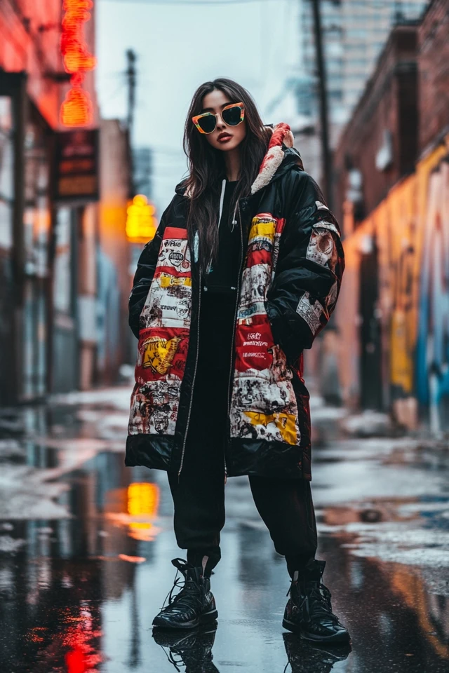 Oversized Hooded Jackets for Fall Streetwear - photo 5