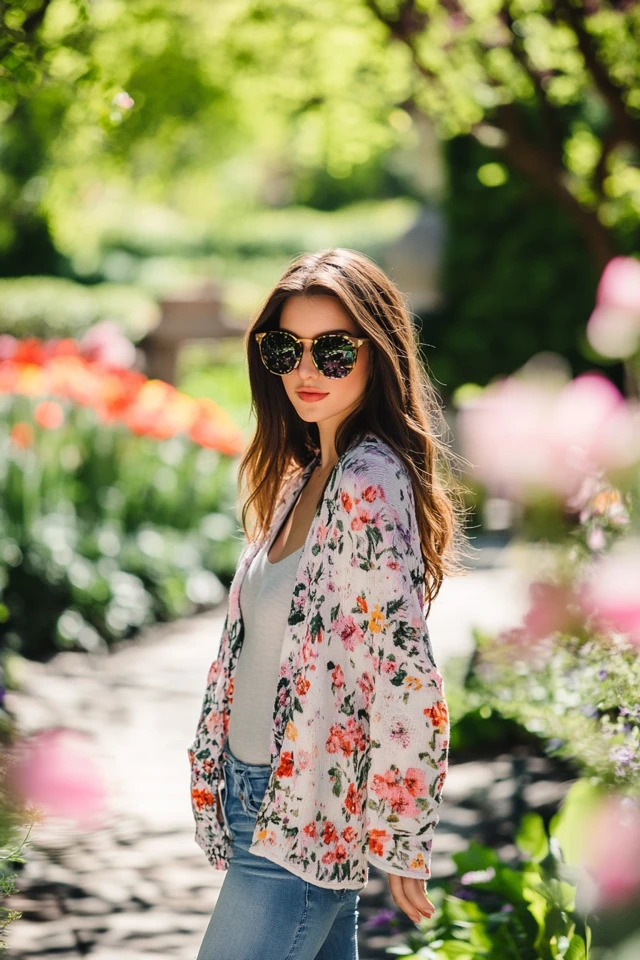 Lightweight Floral Cardigans for Spring Breeze - photo 5