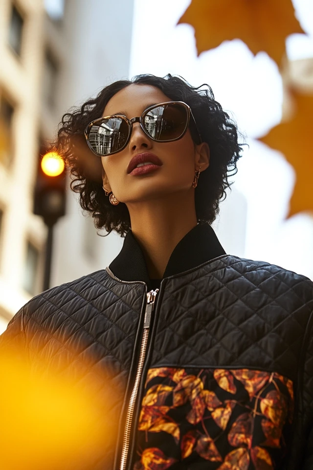 Quilted Jackets with Bold Prints for Fall Statements - photo 5