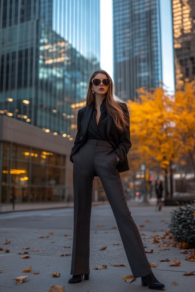 Tailored Wool Pants for Sleek Fall Office Looks - photo 5