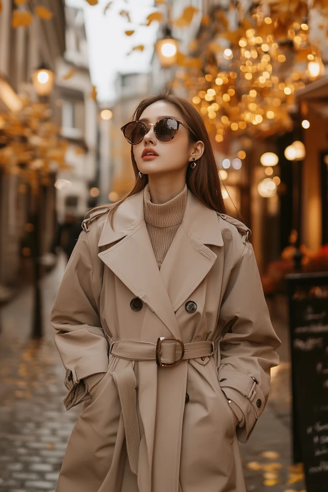 Neutral Tones in Trench Coats for Fall Timeless Style - photo 5