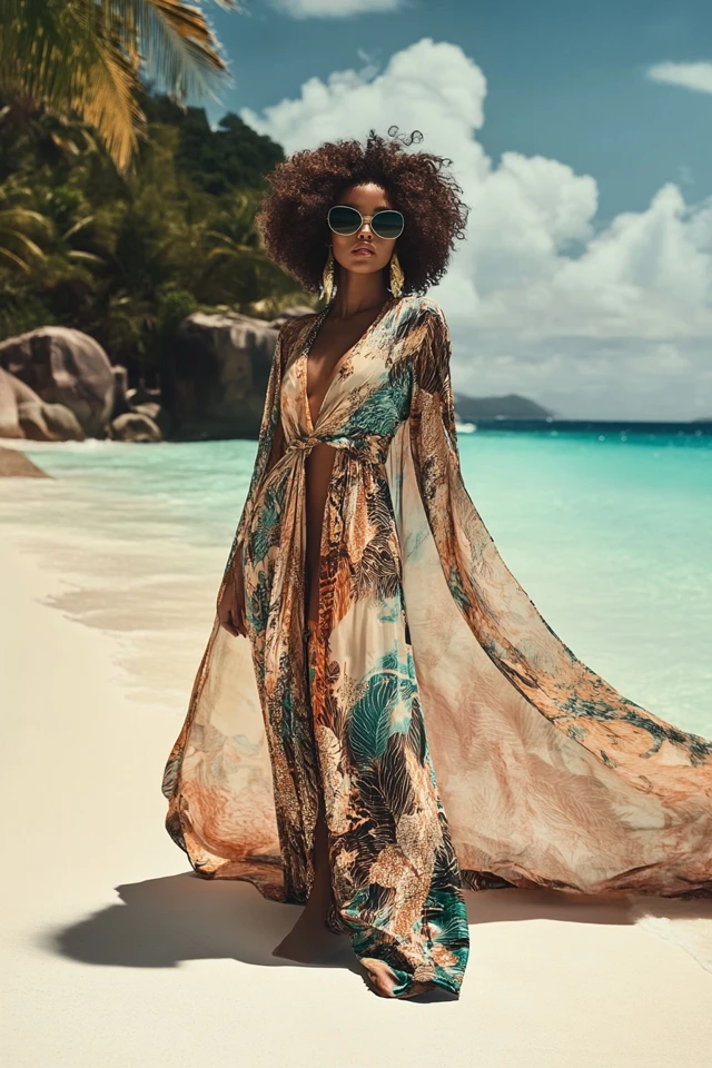 Wide-Sleeve Kaftans for Resort Luxe - photo 5